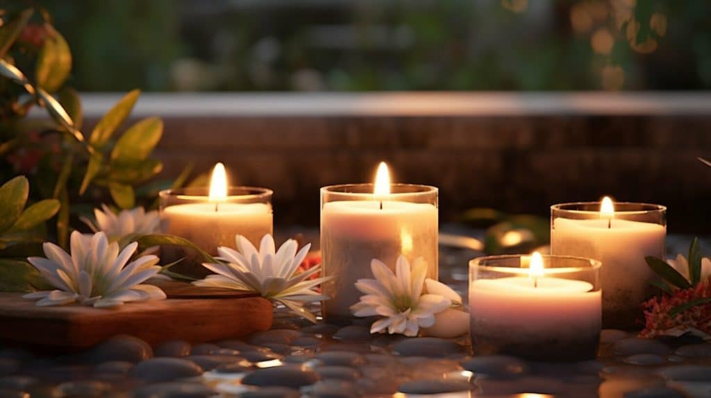Meditación con velas
