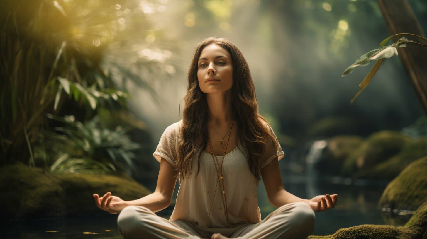 respiración en meditación